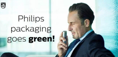 Philips takes a lead with green product packaging!