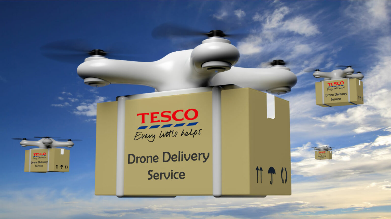 Tesco to trial home delivery service by drone (plus a COVID19 update